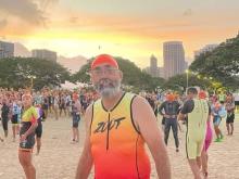 At the starting line
