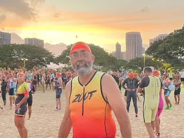 At the starting line